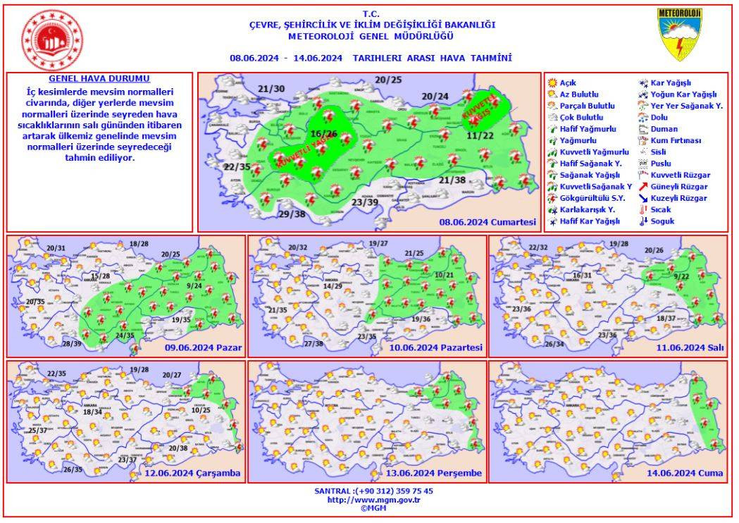 Meteoroloji'den 13 il için kuvvetli yağış uyarısı! Sel, sağanak, yıldırım ve dolu… - Resim: 16